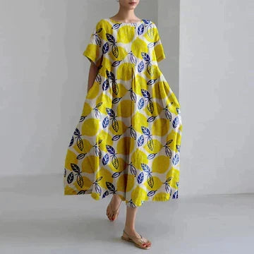 Azélie - Robe Décontractée Et Élégante Avec Imprimé Floral Tendance