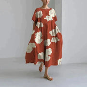 Robe Florale Ample pour Femme | Décontractée et Élégante