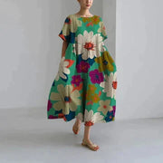 Robe Florale Ample pour Femme | Décontractée et Élégante