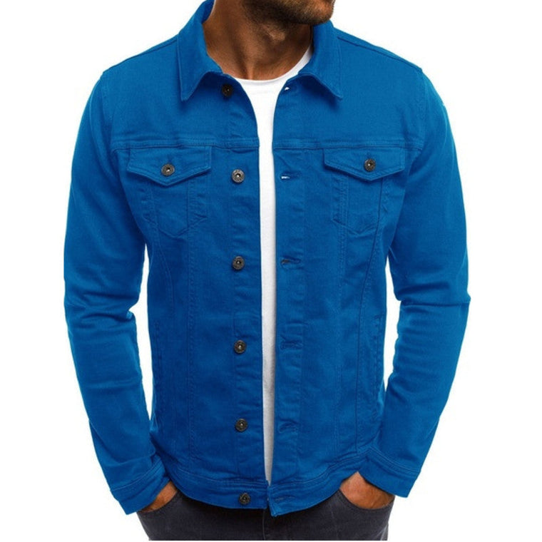 Fernando - Veste Denim Casual Homme