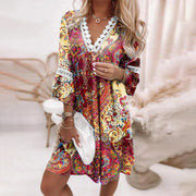 Robe Tunique Femme Bohème en Dentelle - Susan
