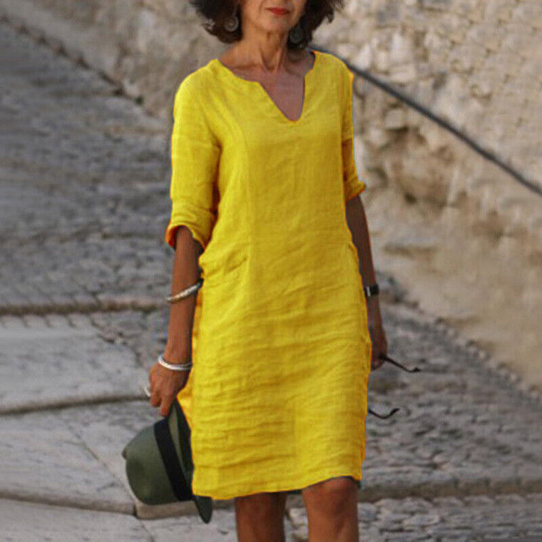 Caroline - Robe Confortable D'Été