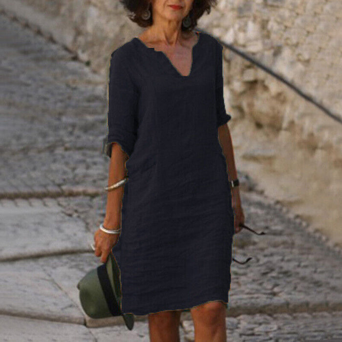 Caroline - Robe Confortable D'Été
