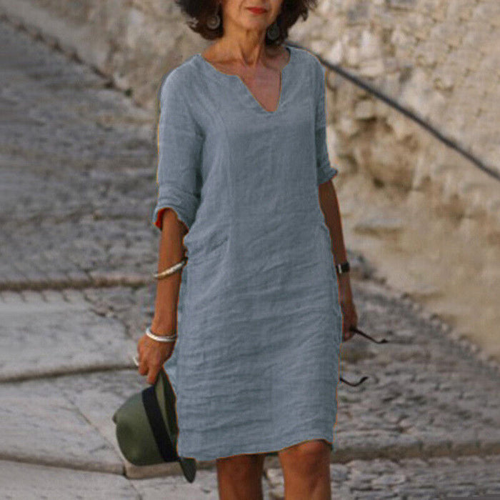 Caroline - Robe Confortable D'Été