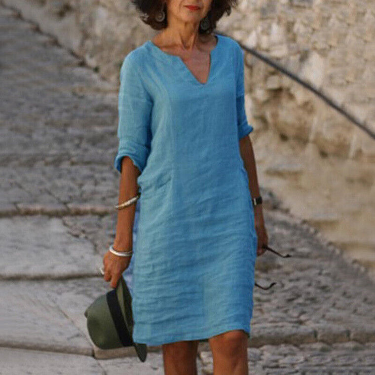Caroline - Robe Confortable D'Été