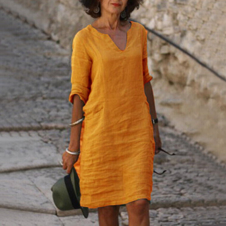 Caroline - Robe Confortable D'Été