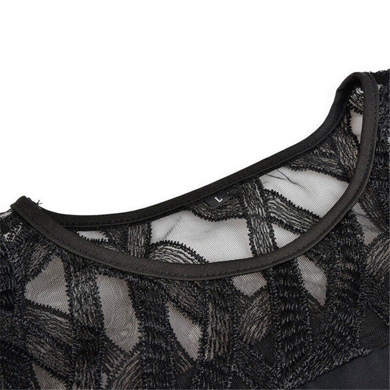 Sophie - Robe Mi-Longue Femme Élégante Grande Taille