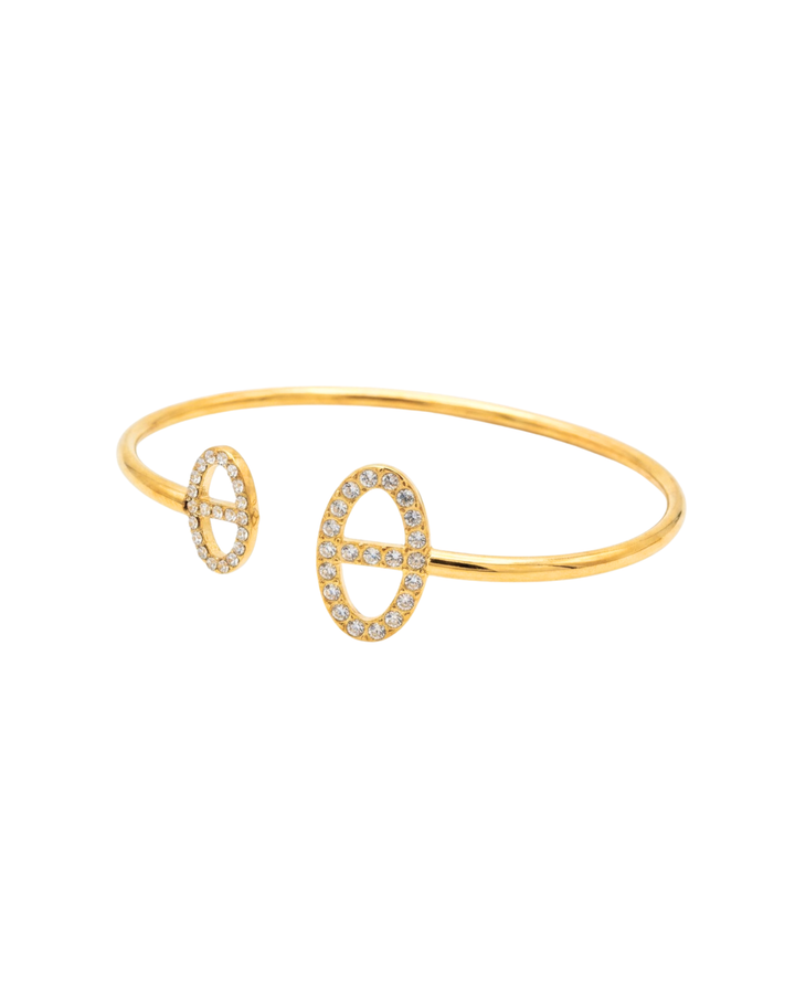BRACELET JONC ATHENA STRASS