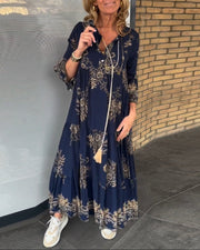 Véronique - Robe Longue Bohème Fleurie Femme