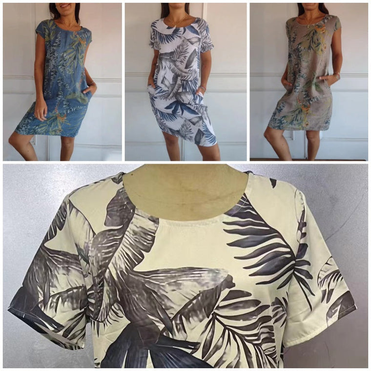 Robe D'Été Femme Imprimée Fluide - Julie