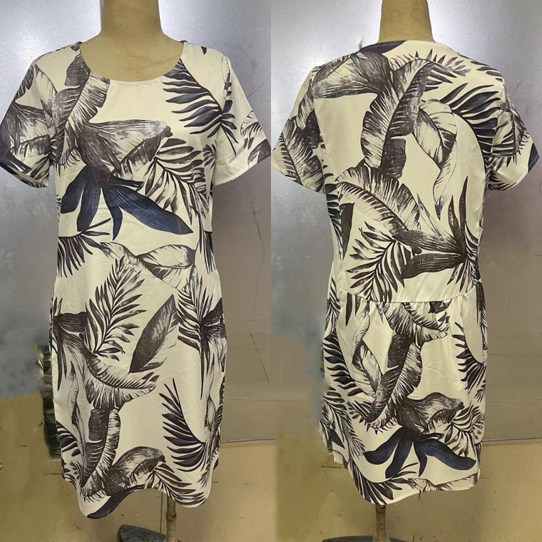 Robe D'Été Femme Imprimée Fluide - Julie