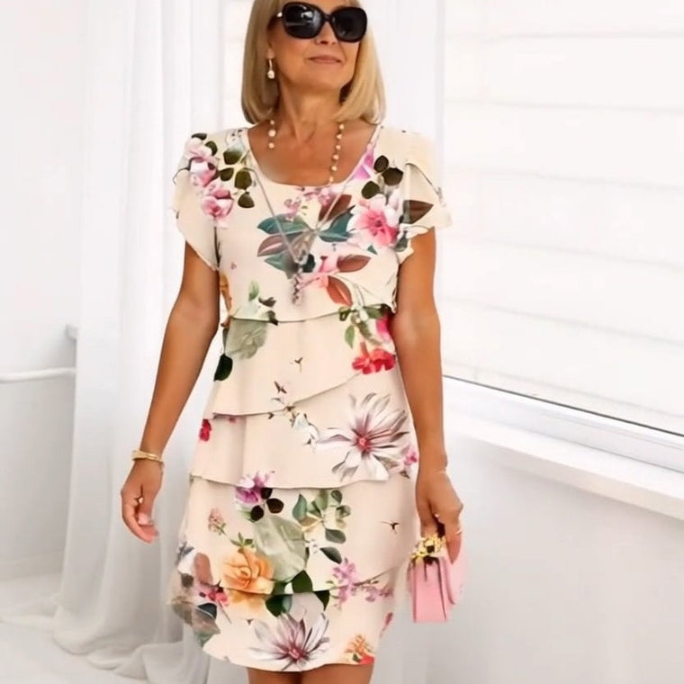 Robe d'été femme fleurie - Monique