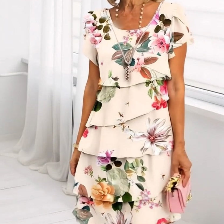 Robe d'été femme fleurie - Monique