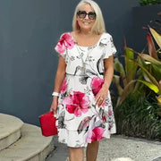 Robe d'été femme fleurie - Monique