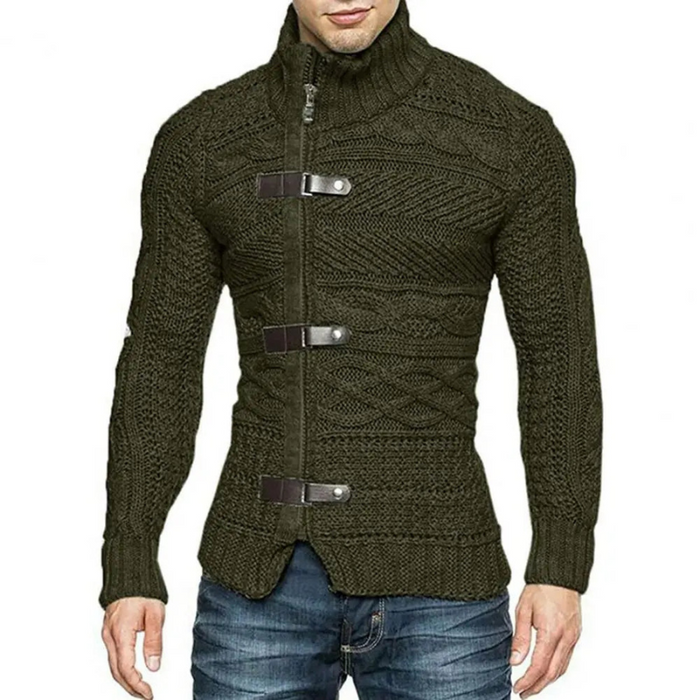 Bastien - Pull Col Roulé Chaud Homme