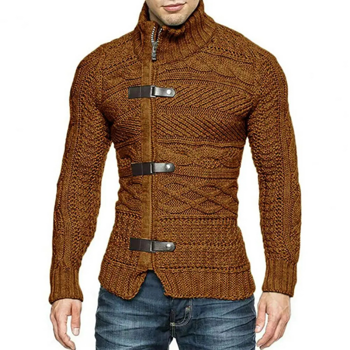 Bastien - Pull Col Roulé Chaud Homme