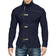 Bastien - Pull Col Roulé Chaud Homme