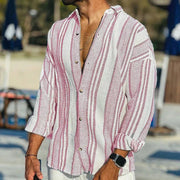 Hugo - Chemise D'Été Rayée Vintage