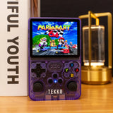 Console Tekko One violette avec écran de jeu