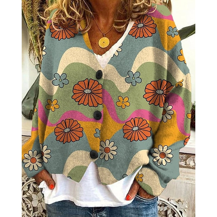 Manon - Cardigan Féminin Fleuri Brodé