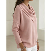 Sylvie - Pull Raffiné Maille Fine Col Bénitier