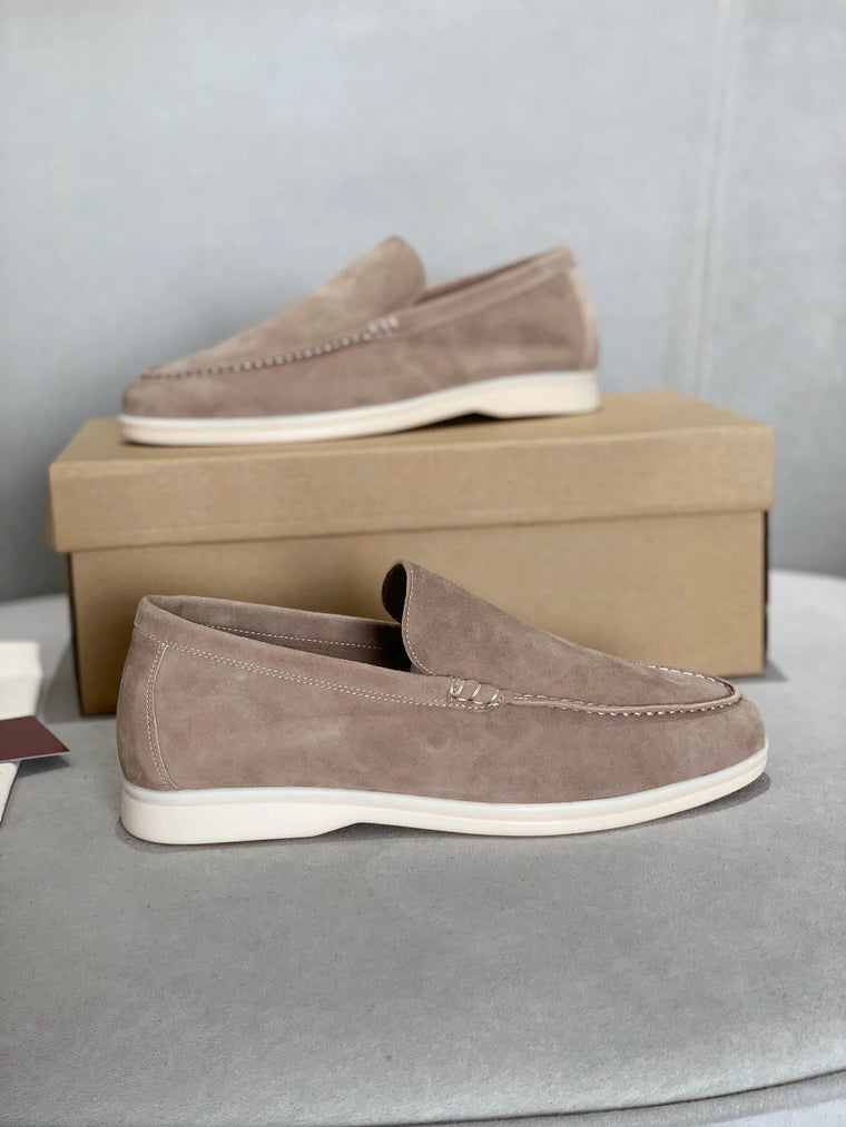Raphaël - Mocassins Daim Confortables Style Old Money Homme