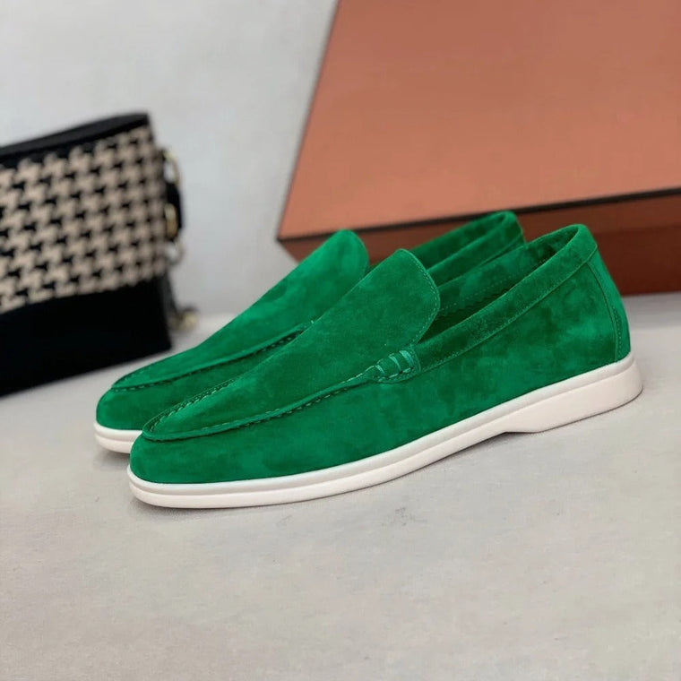 Raphaël - Mocassins Daim Confortables Style Old Money Homme