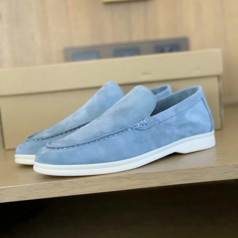 Raphaël - Mocassins Daim Confortables Style Old Money Homme
