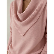 Sylvie - Pull Raffiné Maille Fine Col Bénitier