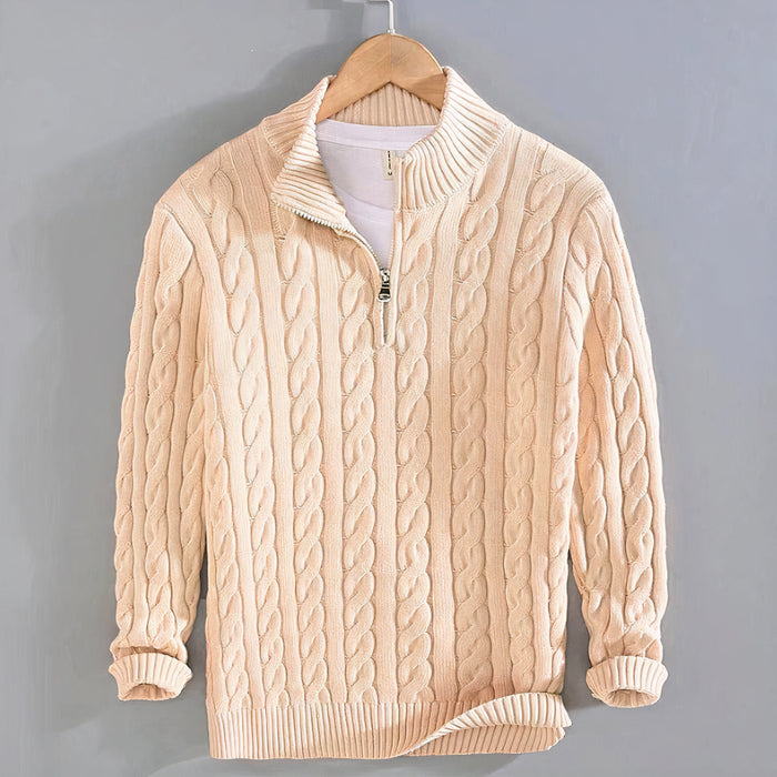 Bastien - Pull Tricoté Chaud Hiver Confortable Homme