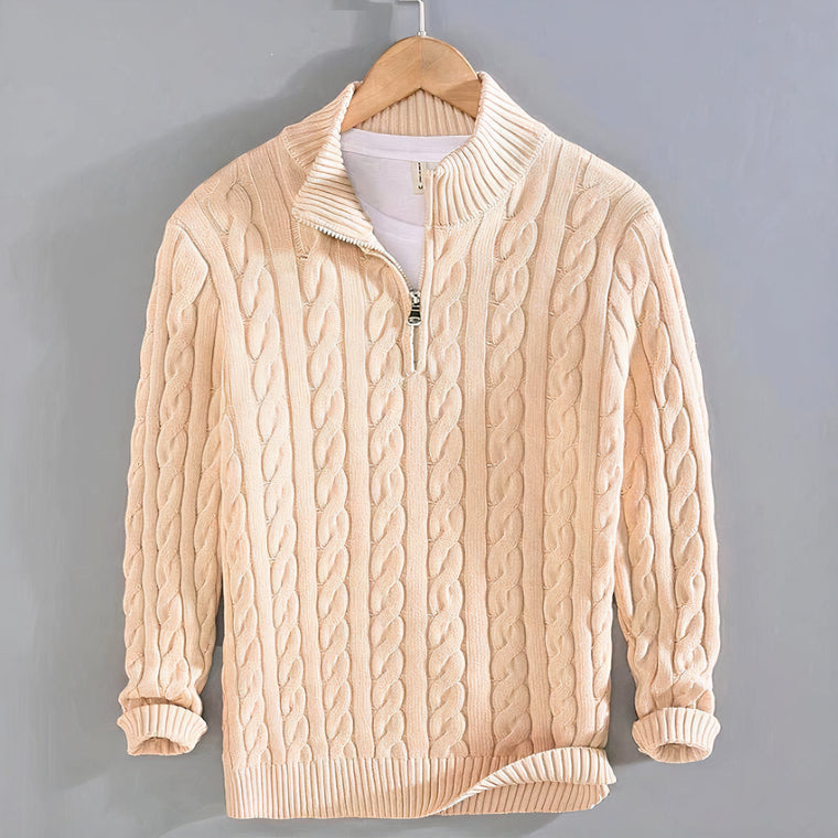 Bastien - Pull Tricoté Chaud Hiver Confortable Homme