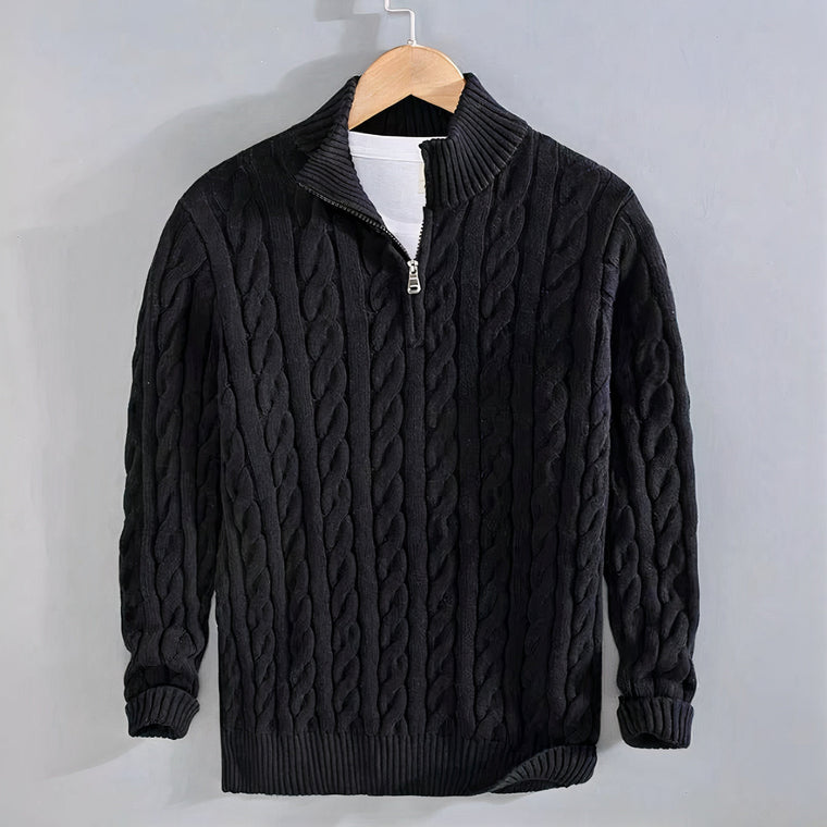 Bastien - Pull Tricoté Chaud Hiver Confortable Homme