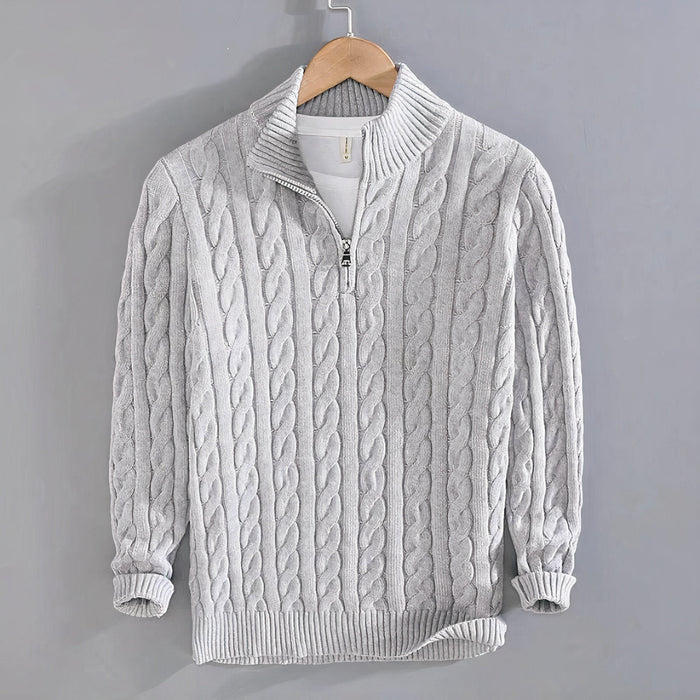 Bastien - Pull Tricoté Chaud Hiver Confortable Homme