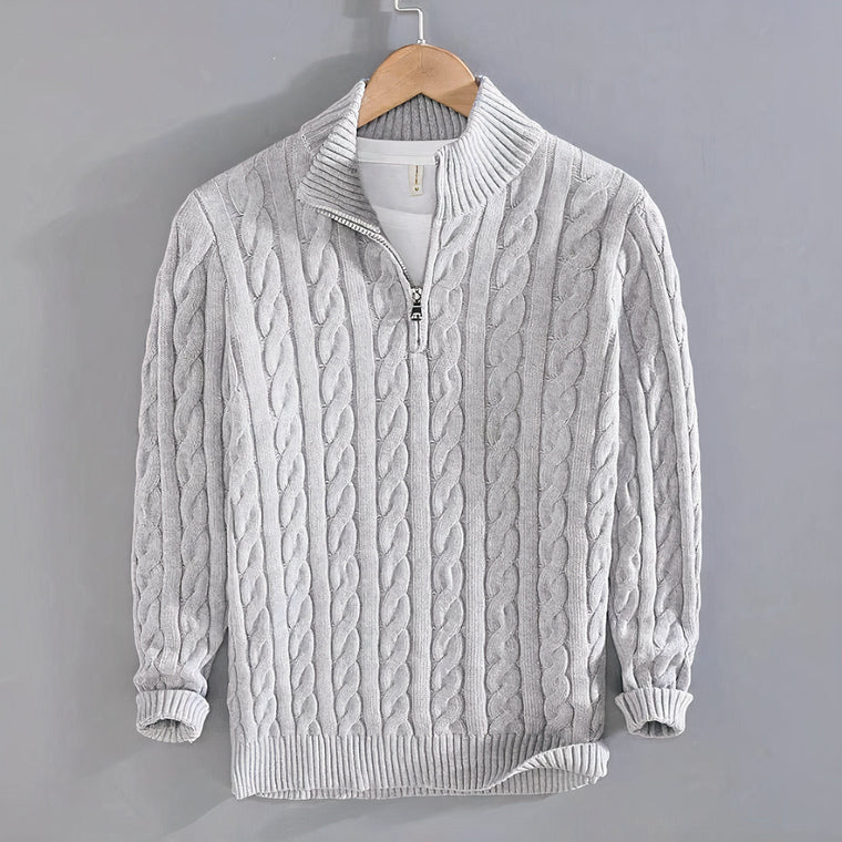 Bastien - Pull Tricoté Chaud Hiver Confortable Homme
