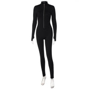 Domitille - Combinaison Zippée Avec Col Montant Pour Un Look Audacieux