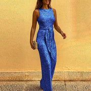Eugénie - Combinaison Unie Ornée De Sequins Brillants