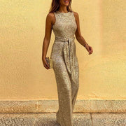 Eugénie - Combinaison Unie Ornée De Sequins Brillants