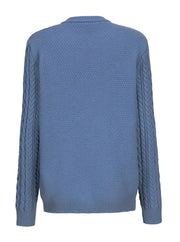 Delphine - Cardigan Élégant Torsadé à Poches