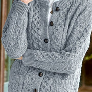Delphine - Cardigan Élégant Torsadé à Poches