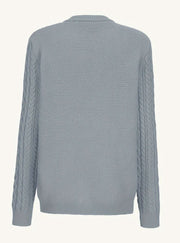 Delphine - Cardigan Élégant Torsadé à Poches