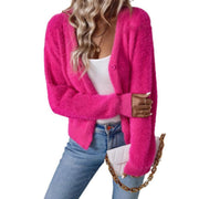 Sylvie - Cardigan Élégant Boutonné Col V