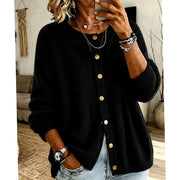 Christine - Cardigan Élégant Oversize Boutonné