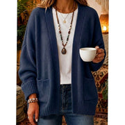 Nathalie - Cardigan Élégant Oversize à Poches