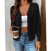 Isabelle - Cardigan Élégant Boutonné Col V