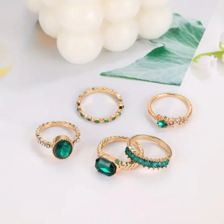 Bague en Or Émeraude Exquise Zarina — Doumira