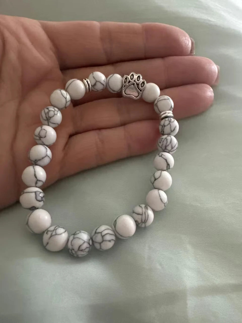 Bracelet mywoobles photographié par une cliente